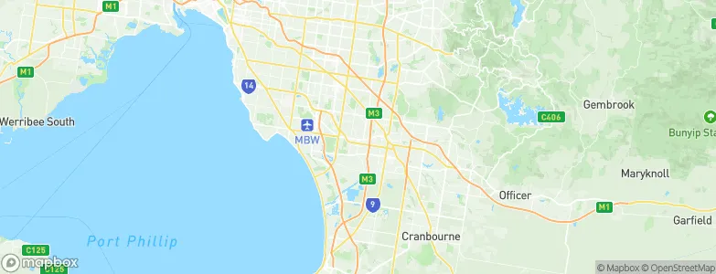 Keysborough, Australia Map