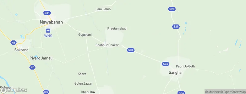 Khadro, Pakistan Map