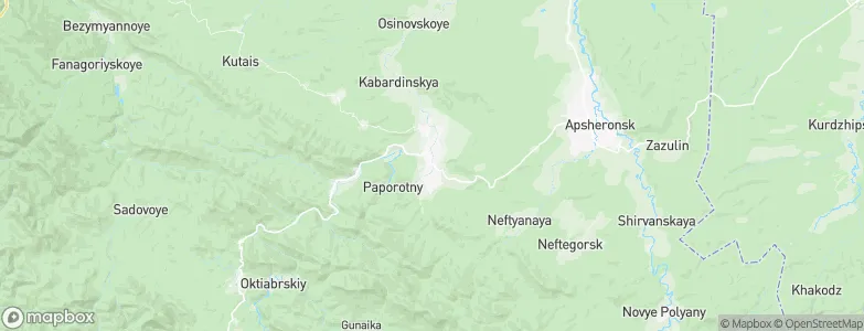 Khadyzhensk, Russia Map