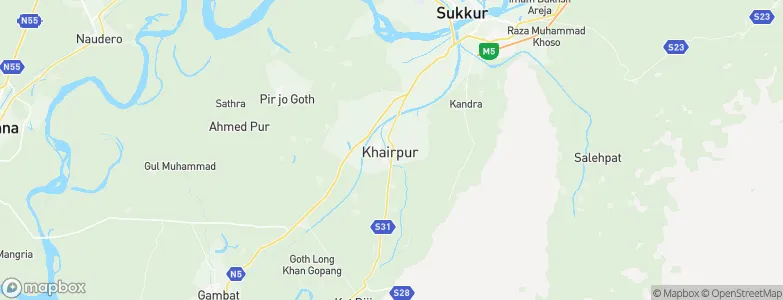 Khairpur, Pakistan Map