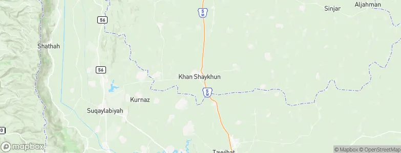 Khan Shaykhun, Syria Map