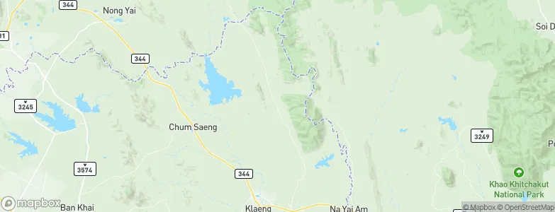 Khao Chamao, Thailand Map