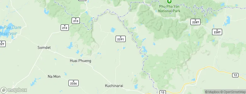 Khao Wong, Thailand Map