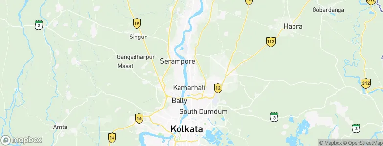 Khardaha, India Map