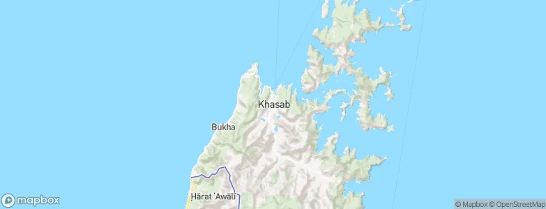 Khasab, Oman Map