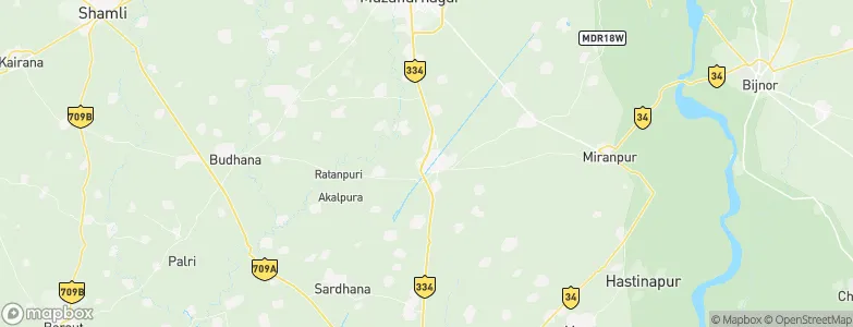 Khatauli, India Map