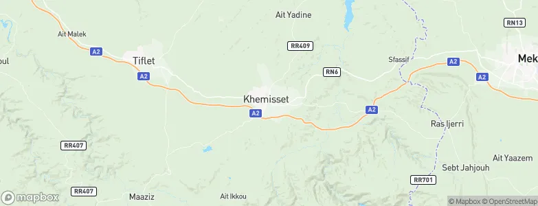 Khemisset, Morocco Map