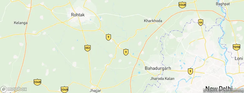 Kheri Sāmpla, India Map