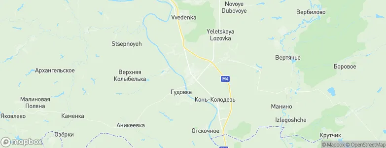 Khlevnoye, Russia Map