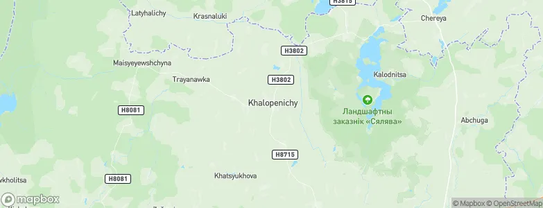 Kholopenichi, Belarus Map