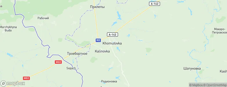 Khomutovka, Russia Map