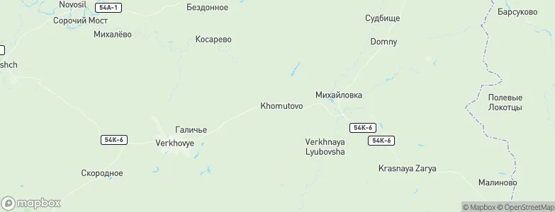 Khomutovo, Russia Map