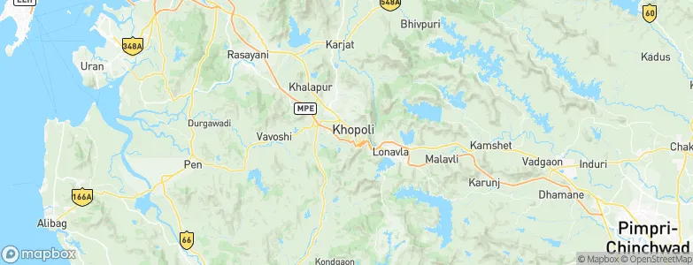 Khopoli, India Map
