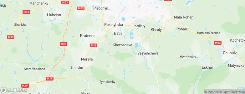 Khorosheve, Ukraine Map