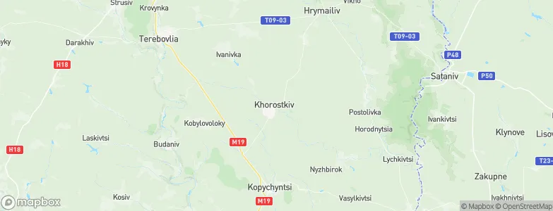 Khorostkiv, Ukraine Map