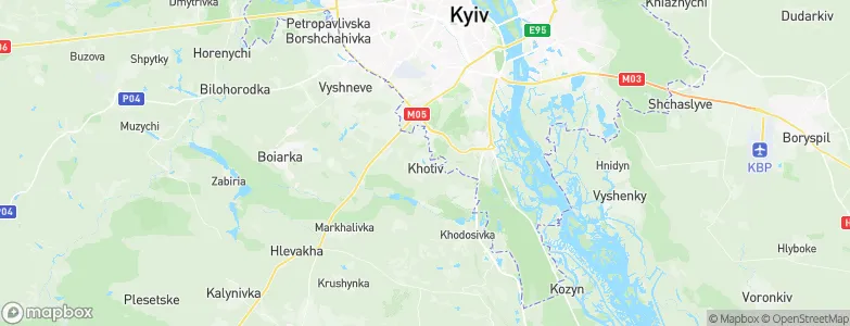 Khotiv, Ukraine Map