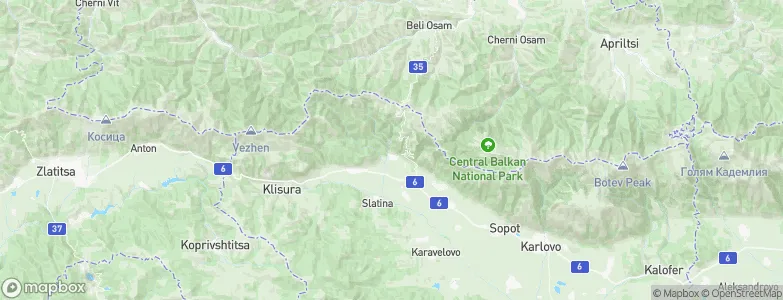 Khristo Danovo, Bulgaria Map