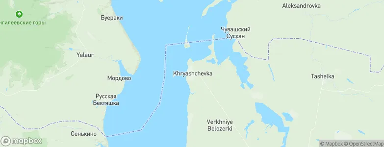 Khryashchevka, Russia Map