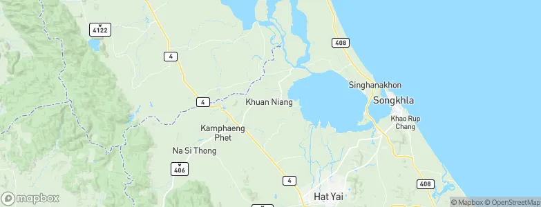 Khuan Niang, Thailand Map
