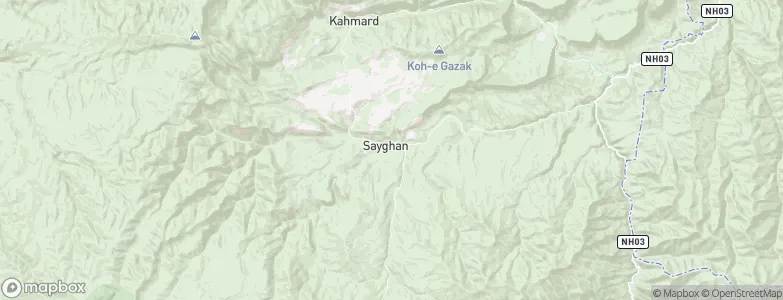 Khudāydād Khēl, Afghanistan Map