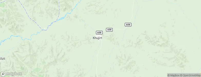 Khujirt, Mongolia Map