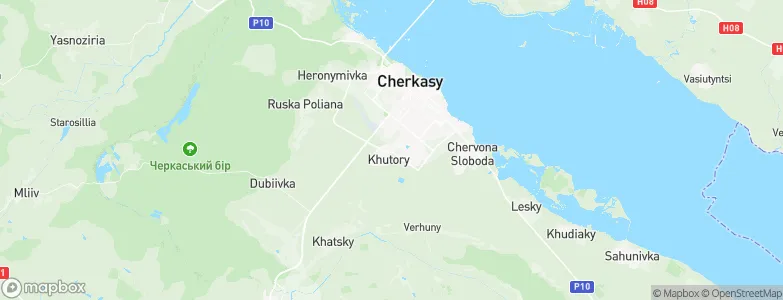 Khutory, Ukraine Map