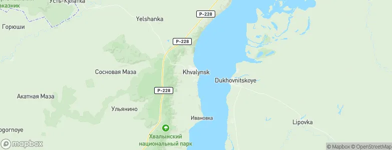 Khvalynsk, Russia Map