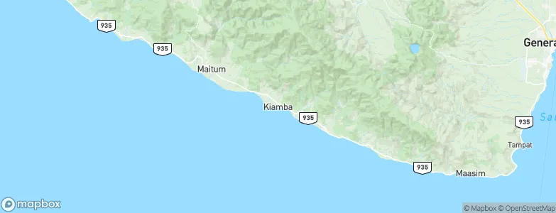 Kiamba, Philippines Map