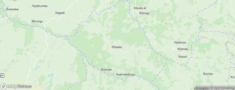 Kibale, Uganda Map