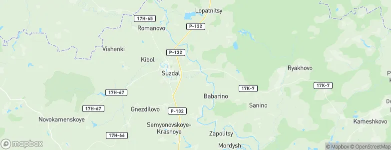 Kideksha, Russia Map