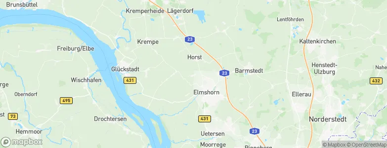 Kiebitzreihe, Germany Map