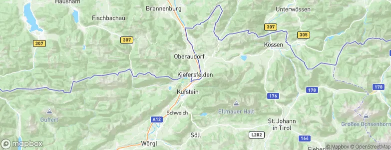 Kiefersfelden, Germany Map