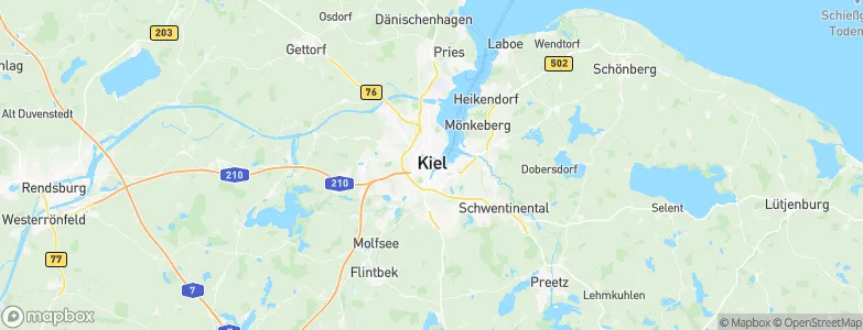 Kiel, Germany Map