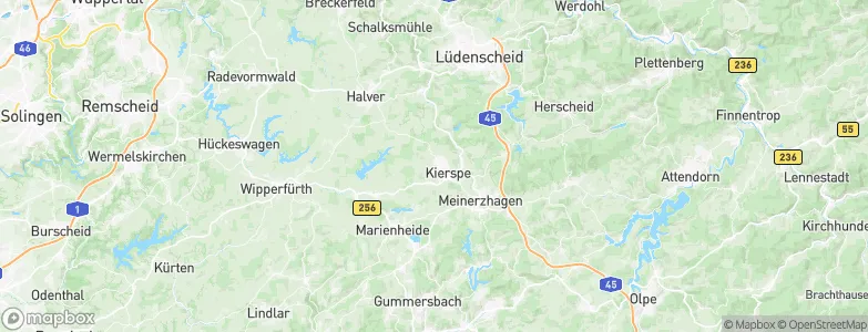 Kierspe, Germany Map