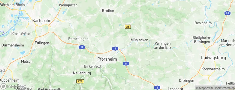 Kieselbronn, Germany Map