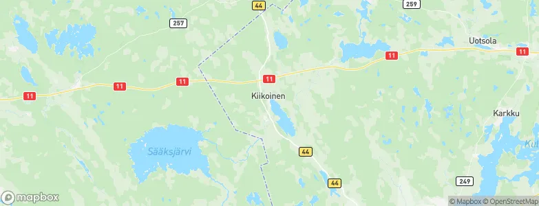 Kiikoinen, Finland Map