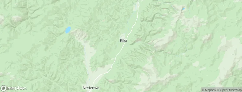 Kika, Russia Map