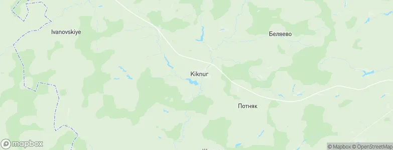 Kiknur, Russia Map