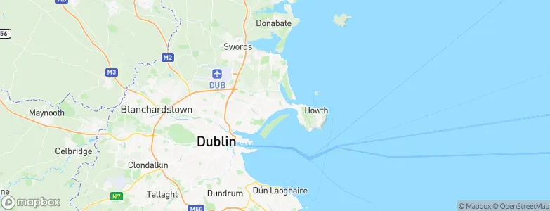 Kilbarrack, Ireland Map