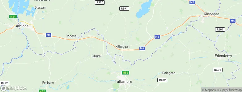 Kilbeggan, Ireland Map
