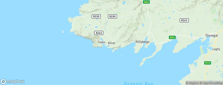 Kilcar, Ireland Map