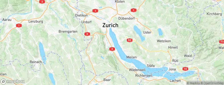Kilchberg / Schwanden, Switzerland Map