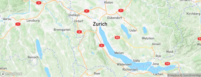 Kilchberg (ZH), Switzerland Map