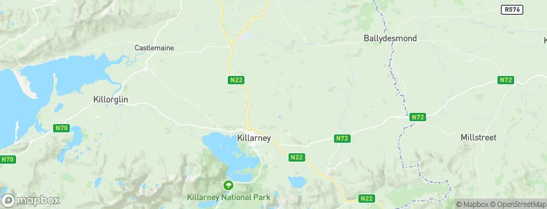 Kilcummin Farmhill, Ireland Map