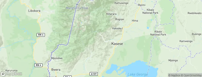 Kilembe, Uganda Map