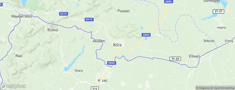 Kilis, Turkey Map