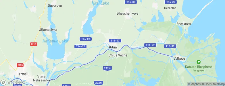 Kiliya, Ukraine Map