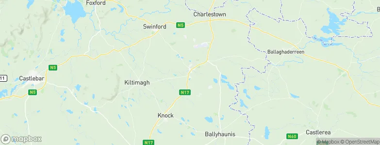 Kilkelly, Ireland Map