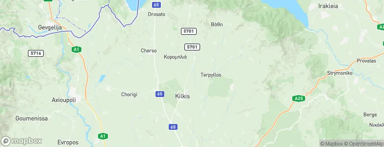 Kilkis, Greece Map