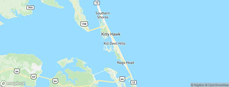 Kill Devil Hills, United States Map